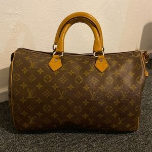 Louis Vuitton French Co Authentic Speedy 35